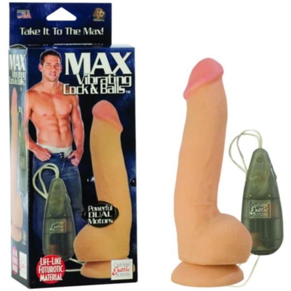 Max Vibrating Cock & Balls