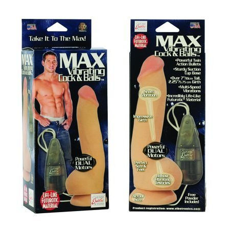 Max Vibrating Cock & Balls
