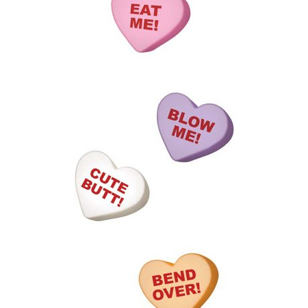 Risque Hearts 24pc Display