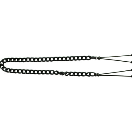 Black Tweezer Clamp W/link Chain