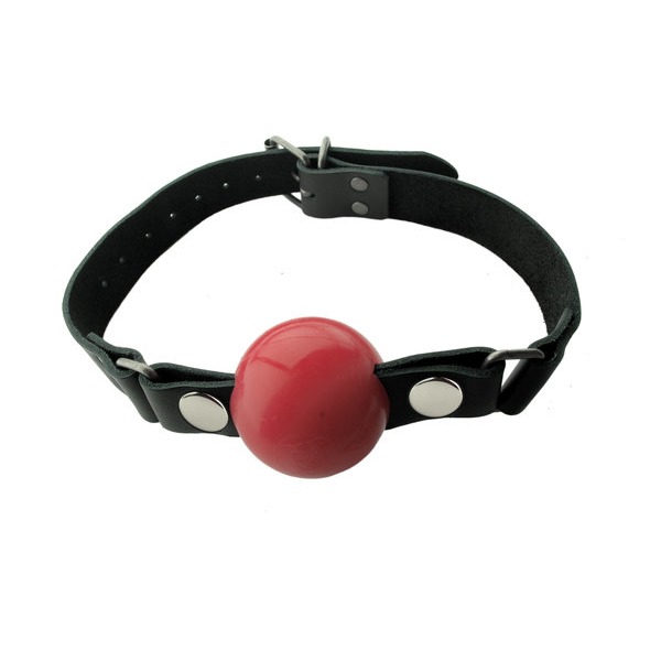 Nickel Free Silicone Ball Gag Large Red
