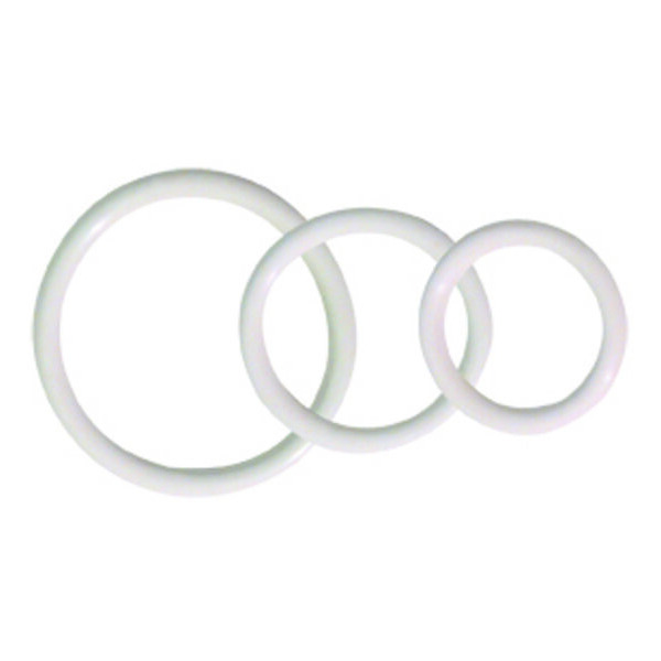 Soft Cock Ring Set White