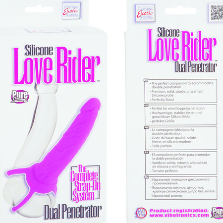 Love Riders Dual Penetrator Silicone Pink