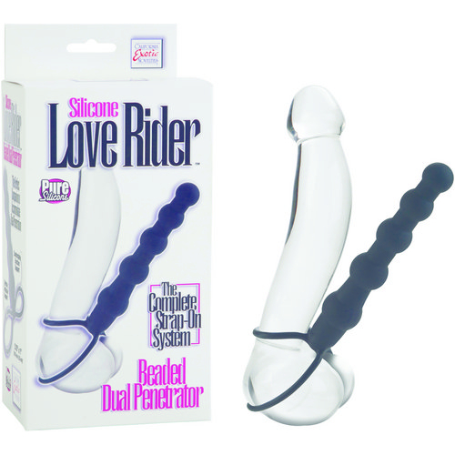 Love Rider Beaded Dual Penetrator Black