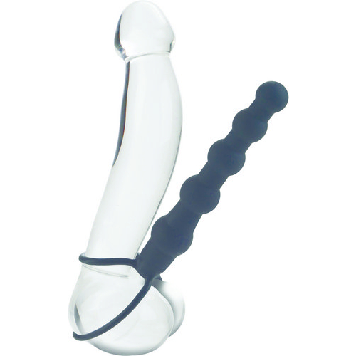 Love Rider Beaded Dual Penetrator Black
