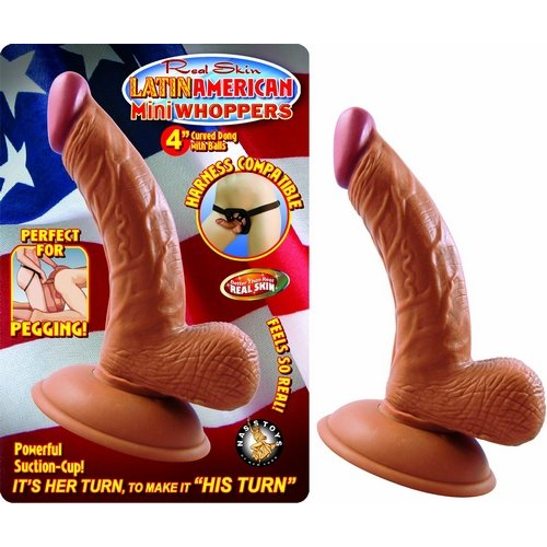 Latin American Mini Whoppers 4in Curved Dong W/balls La