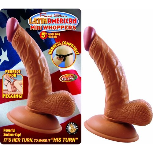 Latin American Mini Whoppers 5in Curved Dong W/balls La