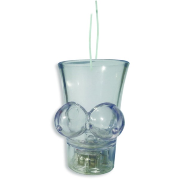 Light Up Boobie Shot Glass W/string