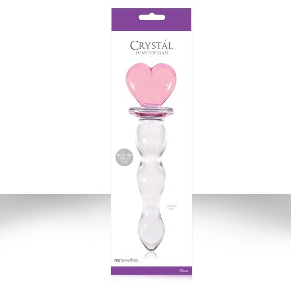 Crystal Heart Of Glass Pink