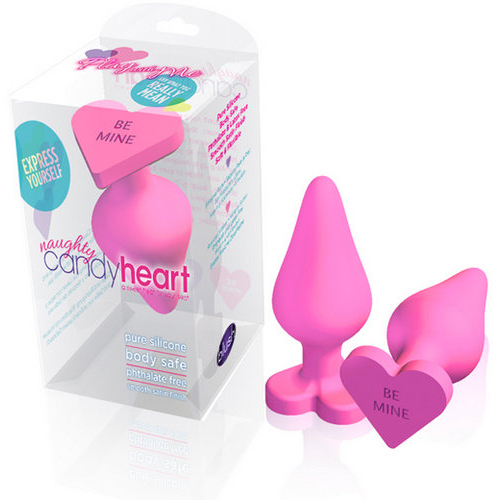 Naughty Candy Heart Be Mine Pink