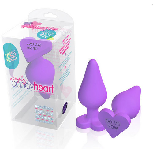 Naughty Candy Heart Do Me Now Purple