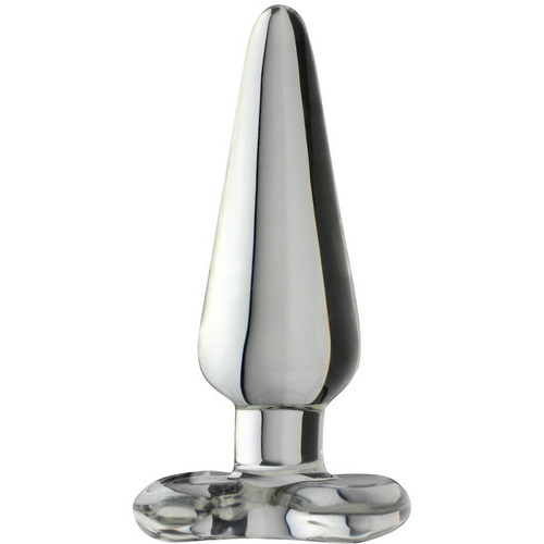 Spade Anal Plug Clear Medium