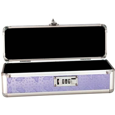 Lockable Vibrator Case Purple Small
