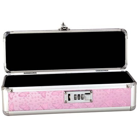 Lockable Vibrator Case Pink Small
