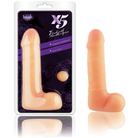 X5 7in Cock W/flexible Spine
