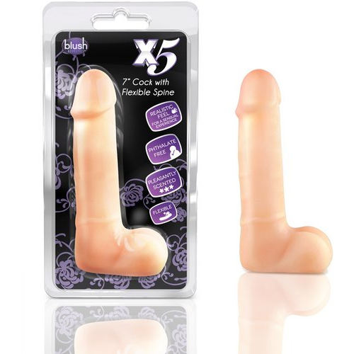 X5 7in Cock W/flexible Spine