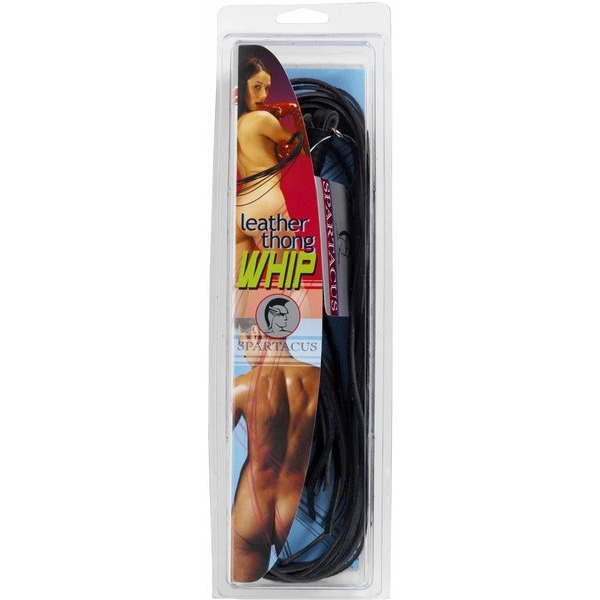 Leather 20in Thong Whip