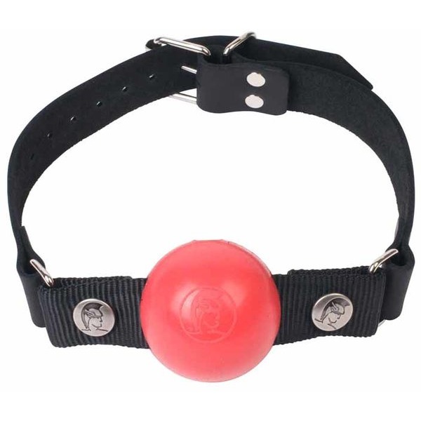 Nickel Free Silicone Ball Gag Large Red
