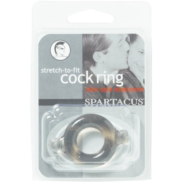 Elastomer Cock Ring Black