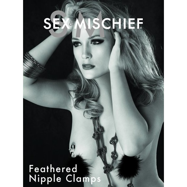 Sex & Mischief Feathered Nipple Clamps
