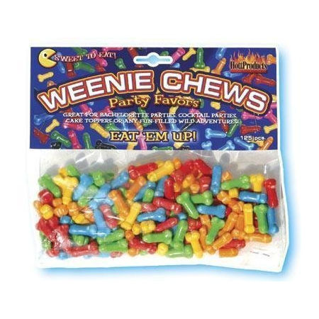 Weenie Chews Penis Candy 125pcs