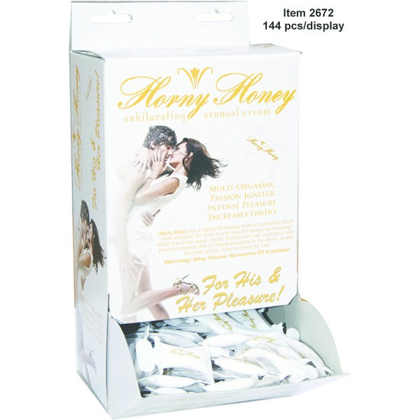 Horny Honey Arousal Gel 144pc Display
