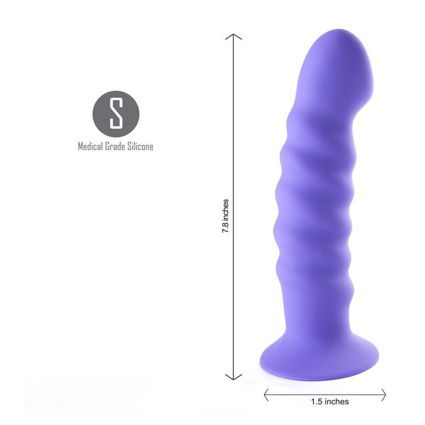 Dong Silicone Neon Purple