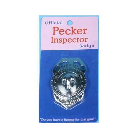 Pecker Inspector Badge