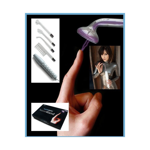Neon Electro Erotic Wand Purple