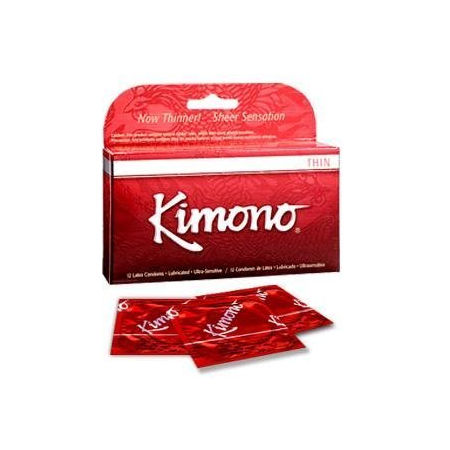 Kimono Lubricated Condom 12 Pk
