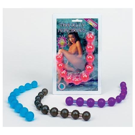 Thai Jelly Anal Beads-purple