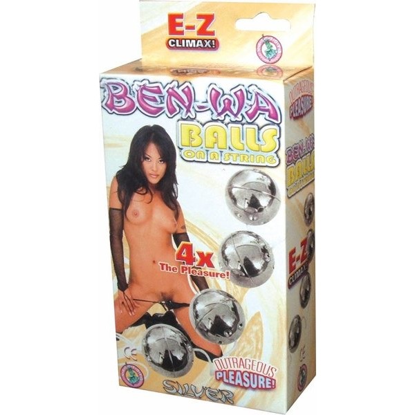 Ben Wa Balls On A String Silver