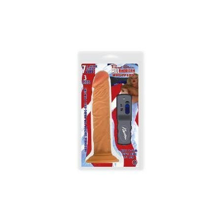 All American Whopper Vibrating 7in Flesh