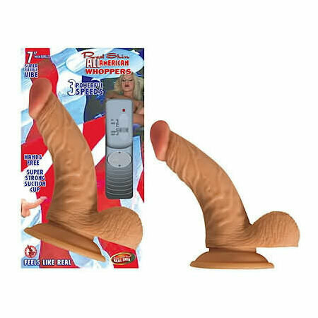 All American Whopper 7in W/balls Flesh