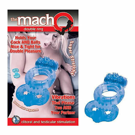 Macho Double Ring Blue