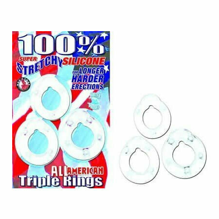 All American Triple Rings Clear