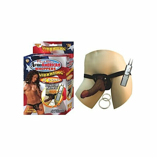 Afro Ammerican Whoppers Vibrating 8indong W/harness