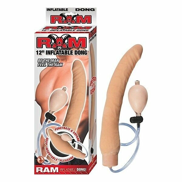 Ram 12in Inflatable Dong Flesh