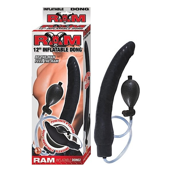 Ram 12in Inflatable Dong Black