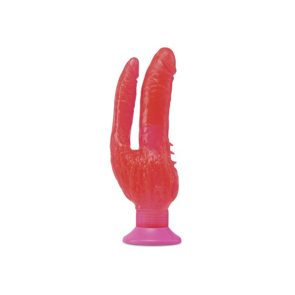 Waterproof Double Penetrator Wall Banger Pink