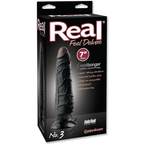 Real Feel Deluxe 3 Black 7in