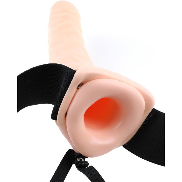 Fetish Fantasy 8in Hollow Strap On Flesh