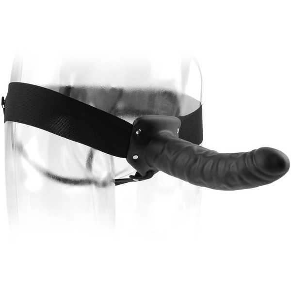 Fetish Fantasy 8in Hollow Strap On Black