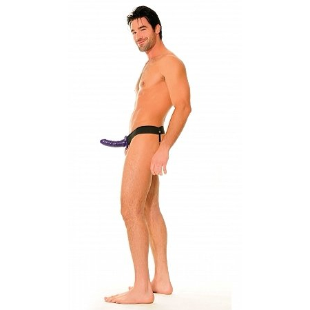 Fetish Fantasy Hollow Strap On For Him Or Her Purple