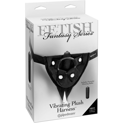 Fetish Fantasy Plush Harness Vibrating