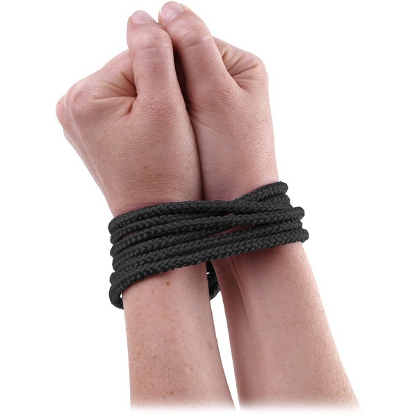 Fetish Fantasy Mini Silk Rope Black