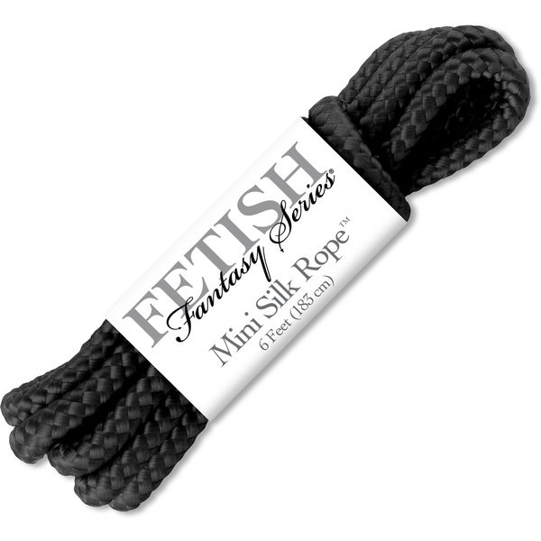 Fetish Fantasy Mini Silk Rope Black