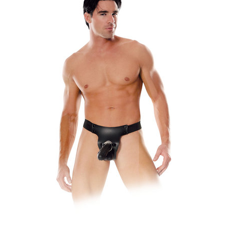 Fetish Fantasy Mr Big Hollow 8in Strap On Black
