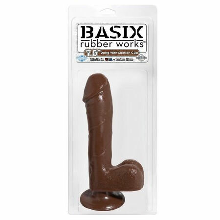 Basix Rubber Works 7.5in Dong W/suction
