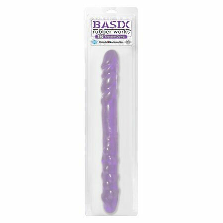 Basix Rubber Works 16in Double Dong Purple